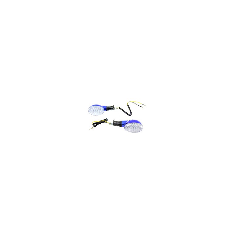 DIRECCIONAL LED BLANCA CUERPO AZUL 12V