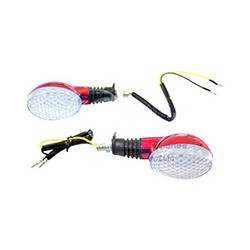 DIRECCIONAL LED BLANCA CUERPO ROJO 12V