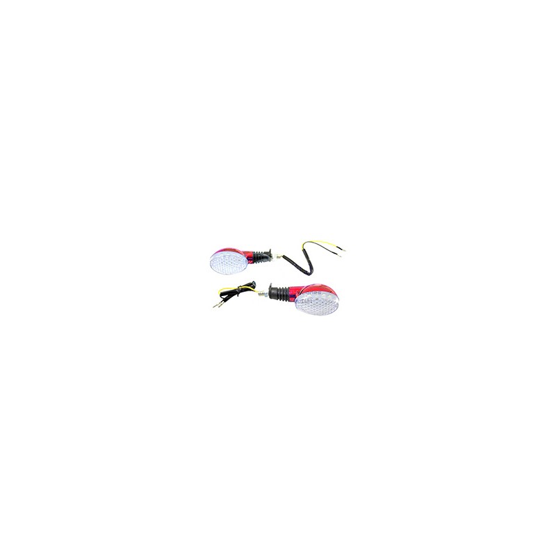 DIRECCIONAL LED BLANCA CUERPO ROJO 12V