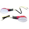 DIRECCIONAL LED BLANCA CUERPO ROJO 12V