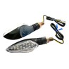 DIRECCIONAL LED NEGRO MATE LUZ AZUL JGO