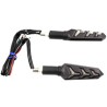DIRECCIONAL NEGRO LED AMARILLO /AZUL 12V