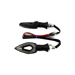 DIRECCIONAL NEGRO LED AZUL 12V