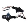 DIRECCIONAL NEGRO LED ROJO 12V