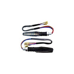 DIRECCIONAL NEGRO MATE 12V 12LED 4CABLES LUZ
