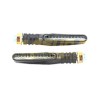 DIRECCIONAL NEGRO MATE 12V 12LED RUNNING BLANCA