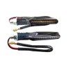DIRECCIONAL NEGRO MATE 12V 12LED RUNNING VERDE