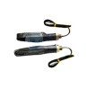 DIRECCIONAL NEGRO MATE 12V 9LED LUZ AMARILLA JGO
