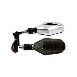 DIRECCIONAL PLATA LED AMARILLO/BLANCO 12V
