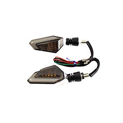 DIRECCIONAL PLATA LED AMARILLO/ROJO 12V