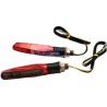 DIRECCIONAL ROJO 12V 9LED LUZ AMARILLA JGO