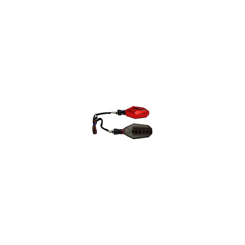 DIRECCIONAL ROJO LED AMARILLO/ AZUL 12V
