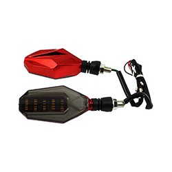 DIRECCIONAL ROJO LED AMARILLO/BLANCO 12V