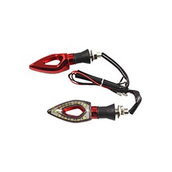 DIRECCIONAL ROJO LED BLANCO 12V