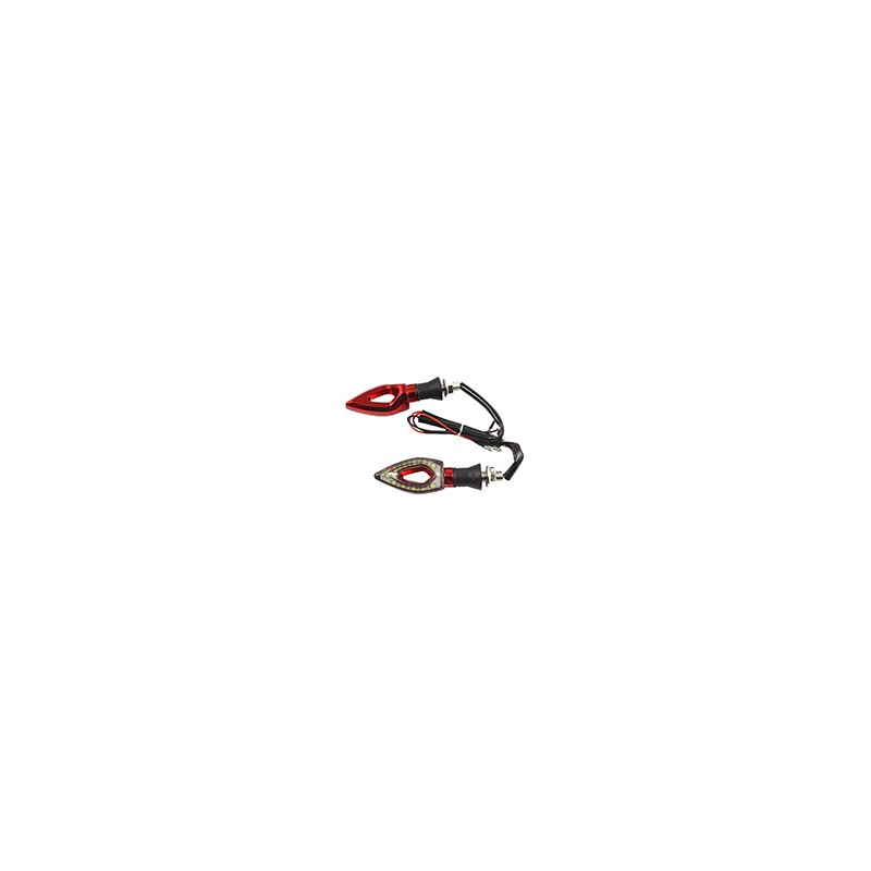 DIRECCIONAL ROJO LED BLANCO 12V