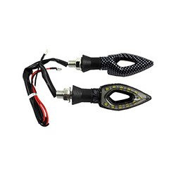 DIRECCIONAL SERPIENTE LED AMARILLO/ROJO 12V
