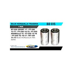 EJE HORQUILLA TRAS FT-180 13-14/FT200/FT250/DT200