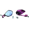 ESPEJO IRON RACING FUEGO FURIA NEGRO/MORADO