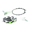 ESPEJO IRON RACING FUEGO FURIA NEGRO/PLATA