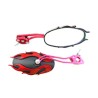 ESPEJO IRON RACING FUEGO FURIA NEGRO/ROJO