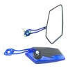 ESPEJO IRON RACING MODERNO NEGRO/AZUL