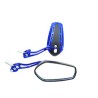 ESPEJO IRON RACING RIEL NEGRO/AZUL