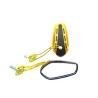 ESPEJO IRON RACING RIEL NEGRO/DORADO