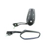 ESPEJO IRON RACING RIEL NEGRO/FIBRA