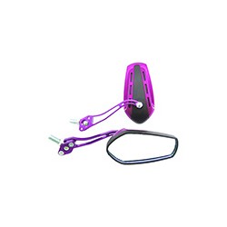 ESPEJO IRON RACING RIEL NEGRO/MORADO