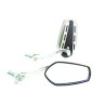 ESPEJO IRON RACING RIEL NEGRO/PLATA