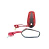 ESPEJO IRON RACING RIEL NEGRO/ROJO
