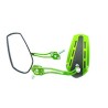 ESPEJO IRON RACING RIEL NEGRO/VERDE