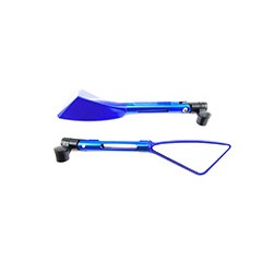 ESPEJO IRON RACING ROMA AZUL