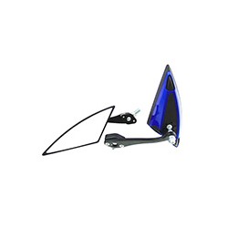 ESPEJO IRON RACING TRIANGULO NEGRO/AZUL