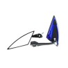 ESPEJO IRON RACING TRIANGULO NEGRO/AZUL