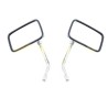 ESPEJO JGO CHOPER CROMADO CUADRADO M10