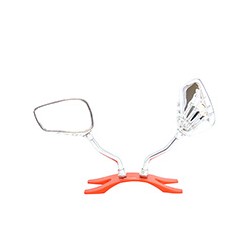 ESPEJO JGO DECORATIVO CROMADO MANO PLATA