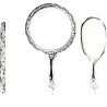 ESPEJO JGO DECORATIVO CROMADO MANO PLATA (NEGRO)