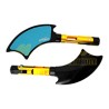 ESPEJO JGO P/MOTO IRON RACING HACHA DORADO