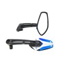 ESPEJO YAMAHA FZ-S ALUMINIO CNC AZUL