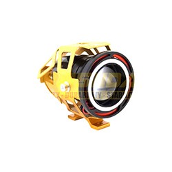 FARO AUX DORADO HYPERLEDS LUPA OJO ANGEL 6000K