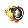 FARO AUX DORADO HYPERLEDS LUPA OJO ANGEL 6000K