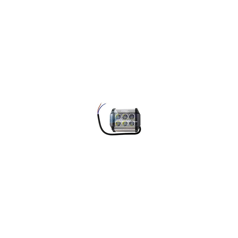 FARO AUX HIPERLED IR-1810 8-80V 18W 1200LM PLATA
