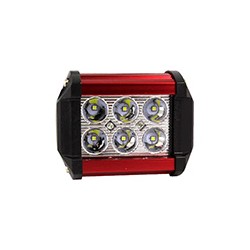 FARO AUX HIPERLED IR-1810 8-80V 18W 1200LM ROJO