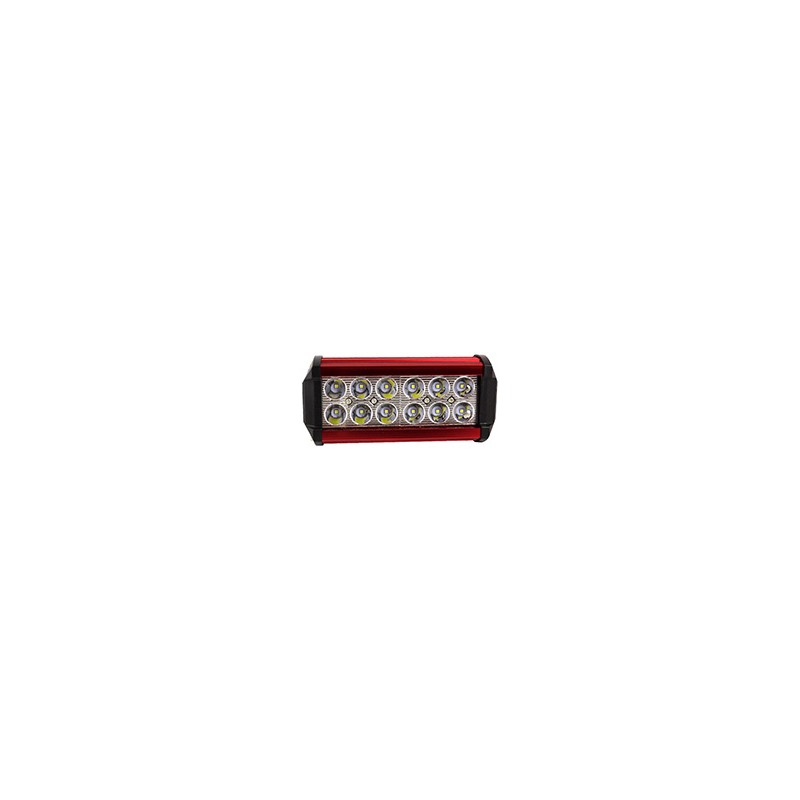 FARO AUX HIPERLED IR-1820 8-80V 36W 2400LM ROJO