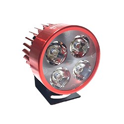 FARO AUX LEDS P/MOTO IR1570 8-80V 4W ROJO
