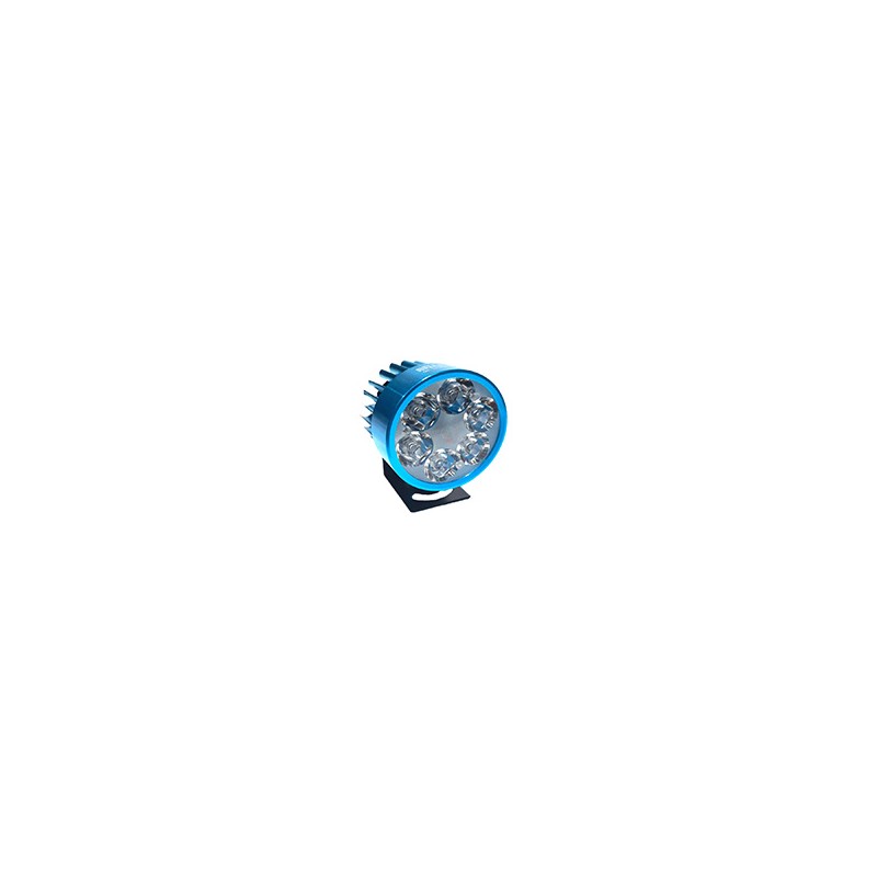 FARO AUX LEDS P/MOTO IR1571 8-80V 6W AZUL