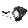 FARO AUX NEGRO HYPERLED LUPA ROJO/ANGEL 6000K