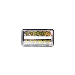 FARO AUX. HYPER 12LED OJO ANGEL ROJO 36W 400LM