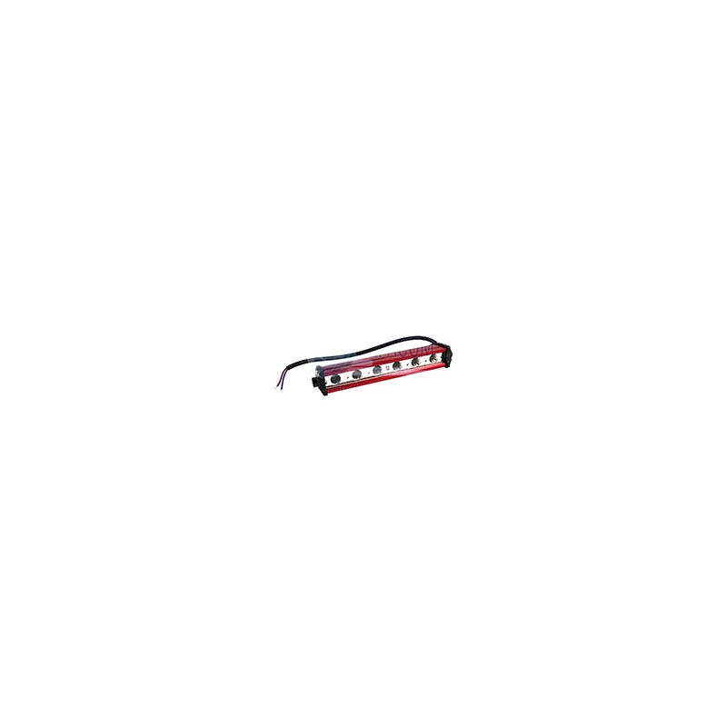 FARO AUX. HYPERLED 18W 6000K 1200LM ROJO